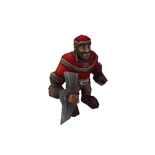 RTS_Worker Pickaxe_Red